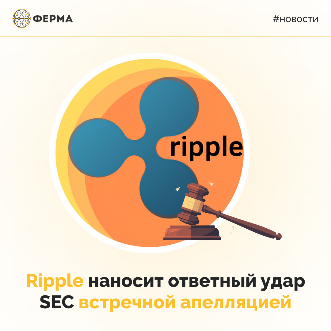 Ripple наносит ответный удар SEC встречной апелляцией
