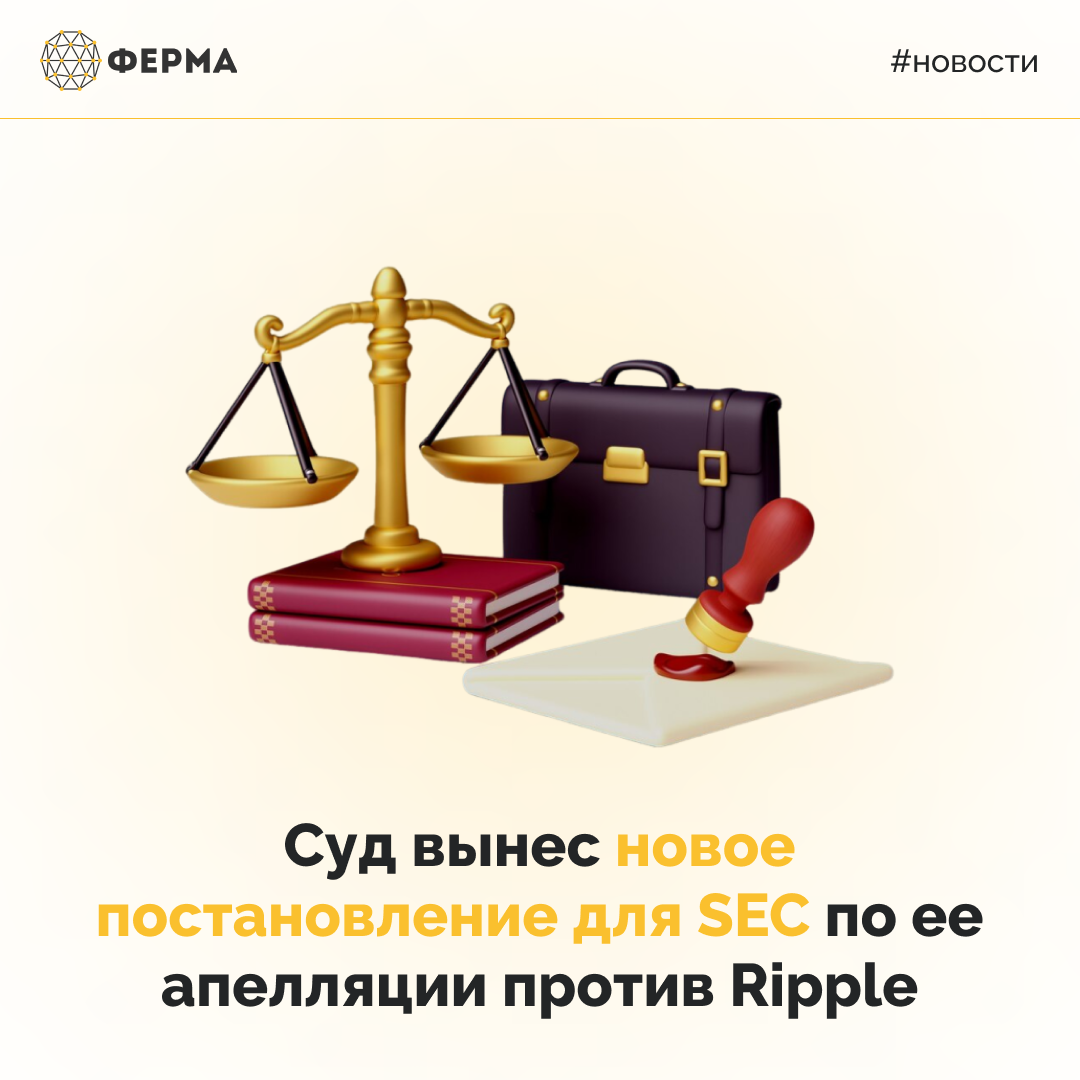 Суд вынес новое постановление для SEC по ее апелляции против Ripple